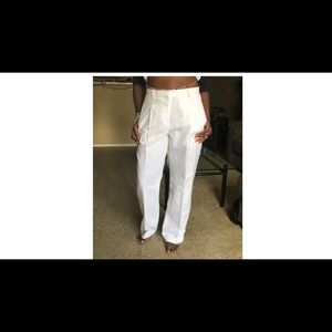 White Linen Pants